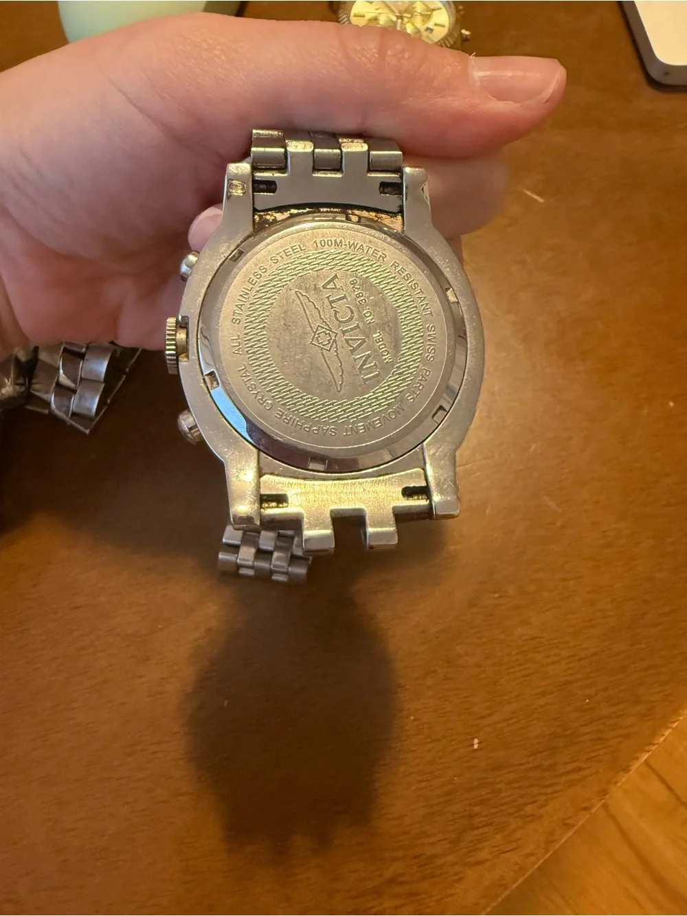 Invicta Silver Men's Bracelet Chronograph Watch